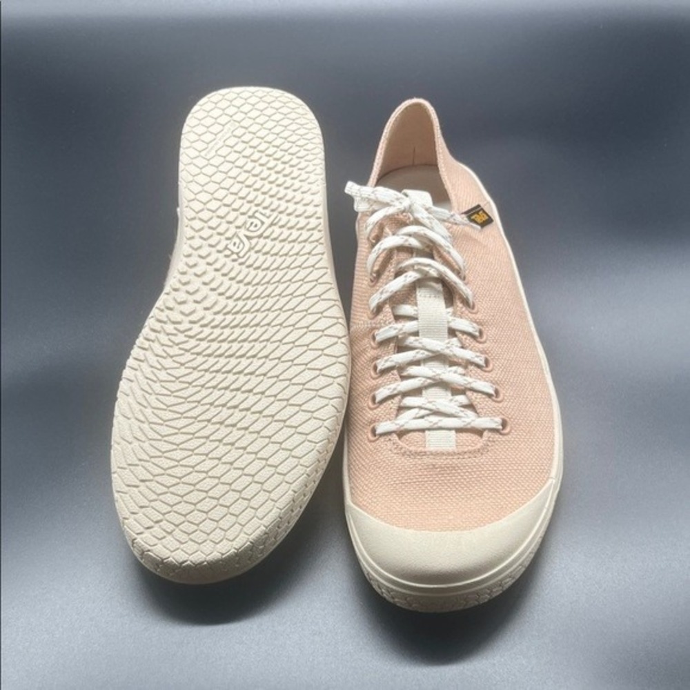 Teva Mens 1134369 Canvas Low Top Sneakers Peach Salmon Size 11 - Picture 5 of 7
